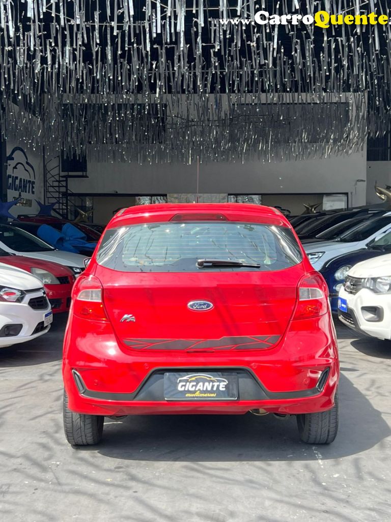 FORD   KA 1.0 SESE PLUS TIVCT FLEX 5P   VERMELHO 2019 1.0 FLEX - Loja