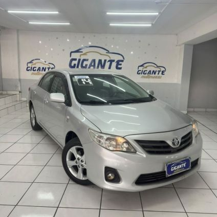 TOYOTA   COROLLA GLI 1.8 FLEX 16V  AUT.   PRATA 2014 1.8 FLEX