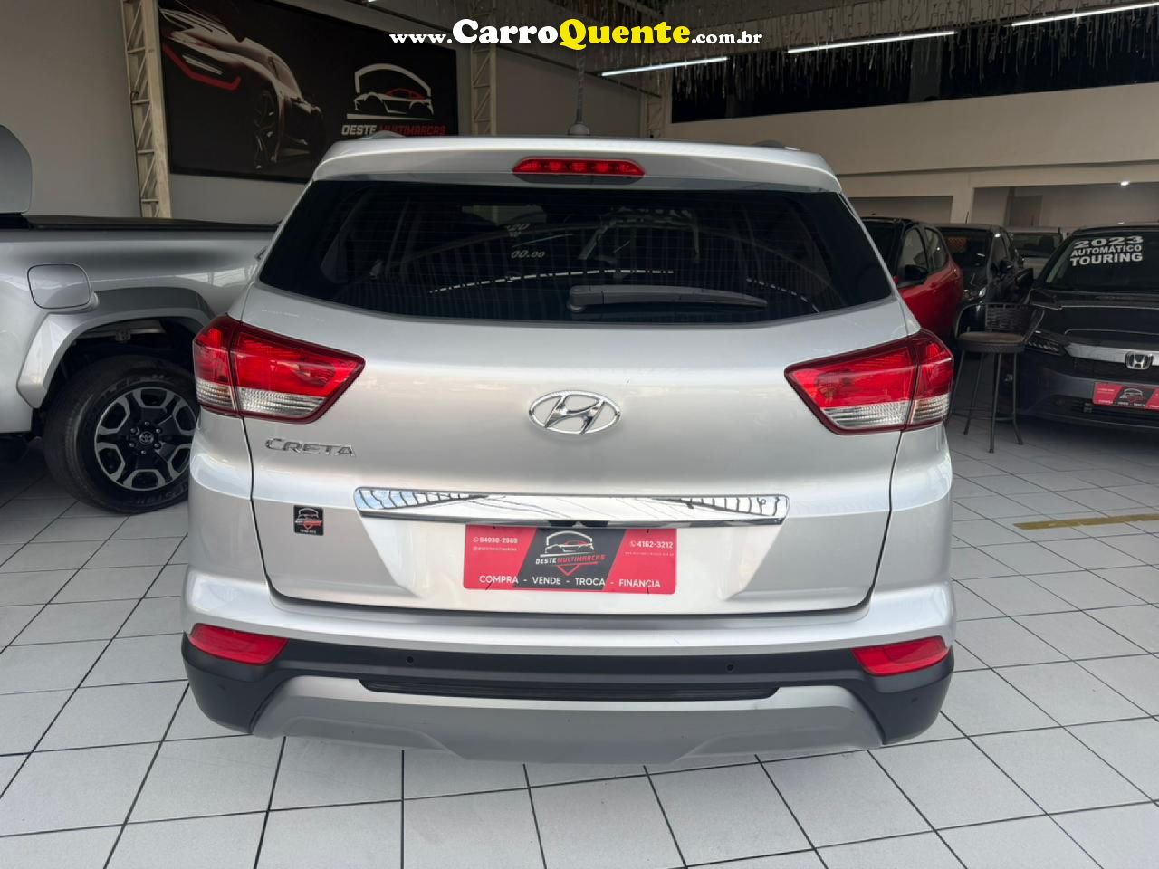 HYUNDAI   CRETA PULSE PLUS 1.6 16V FLEX AUT.   PRATA 2020 1.6 FLEX - Loja