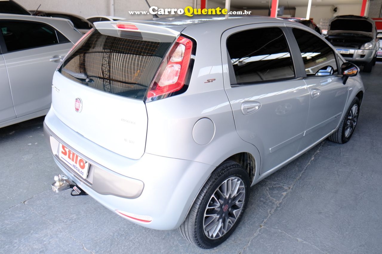 FIAT   PUNTO ESSENCE DUALOGIC 1.6 FLEX 16V 5P   PRATA 2014 1.6 FLEX - Loja
