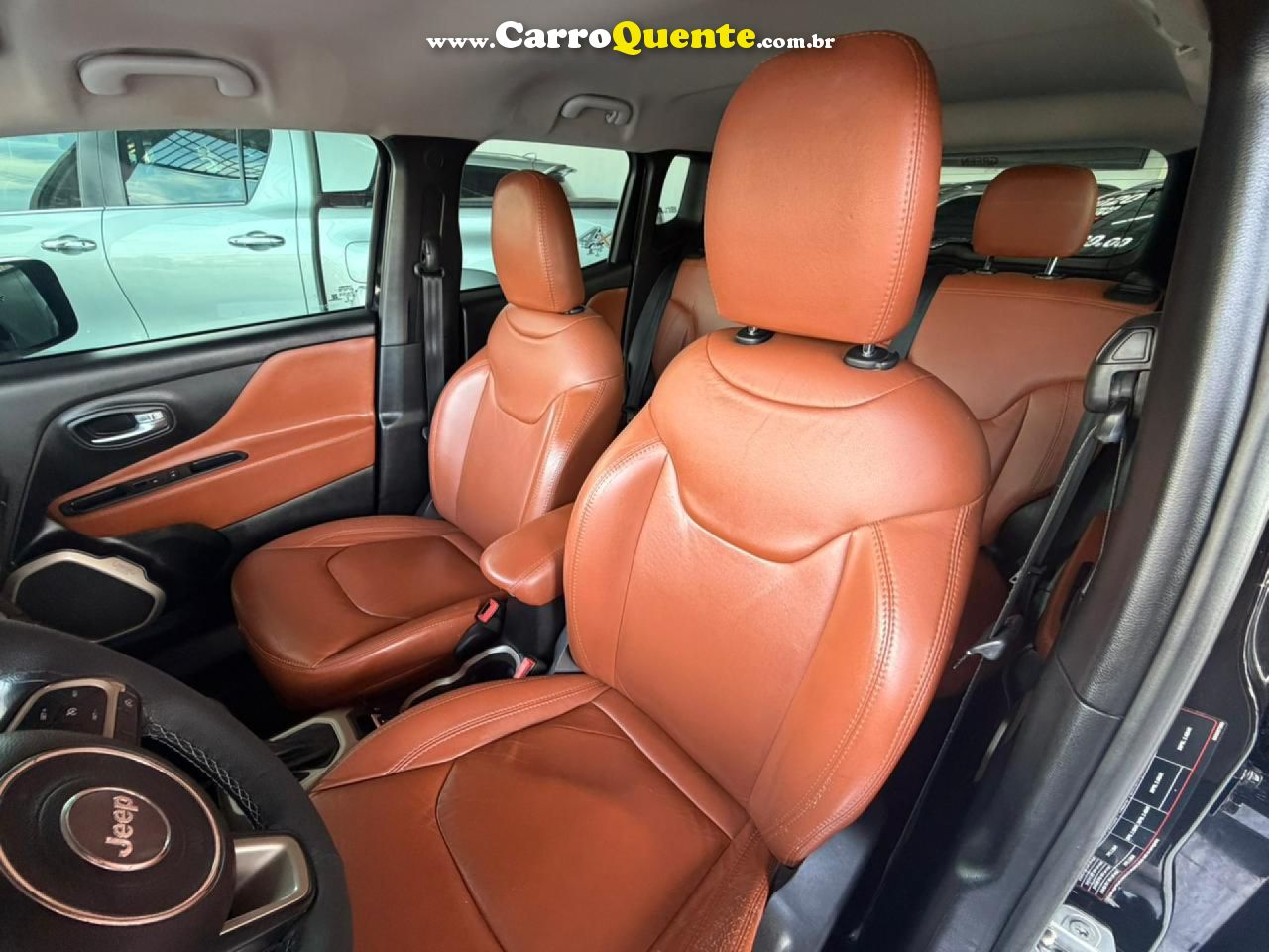 JEEP   RENEGADE1.8 4X2 FLEX 16V AUT.   PRETO 2017 1.8 FLEX - Loja