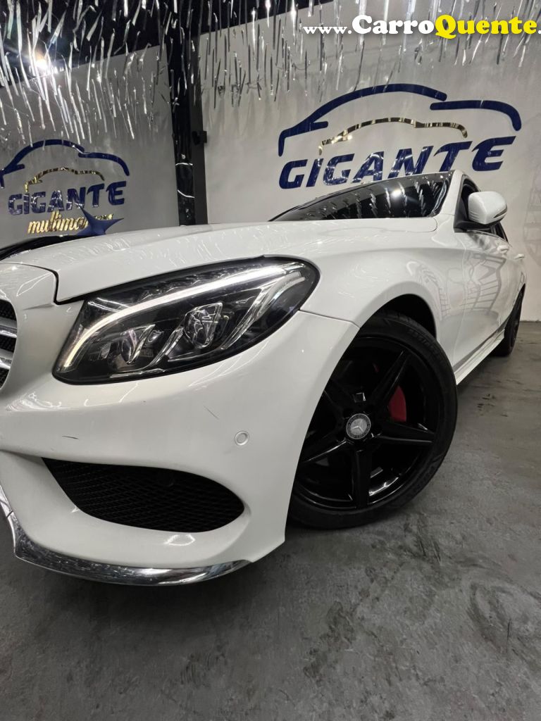 MERCEDES-BENZ   C-250 SPORT 2.0 16V 211CV AUT.   BRANCO 2016 2.0 GASOLINA - Loja