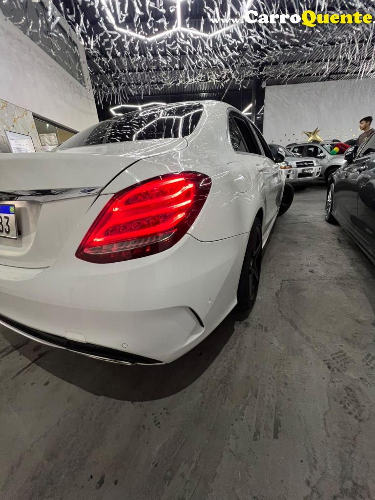 MERCEDES-BENZ   C-250 SPORT 2.0 16V 211CV AUT.   BRANCO 2016 2.0 GASOLINA - Loja