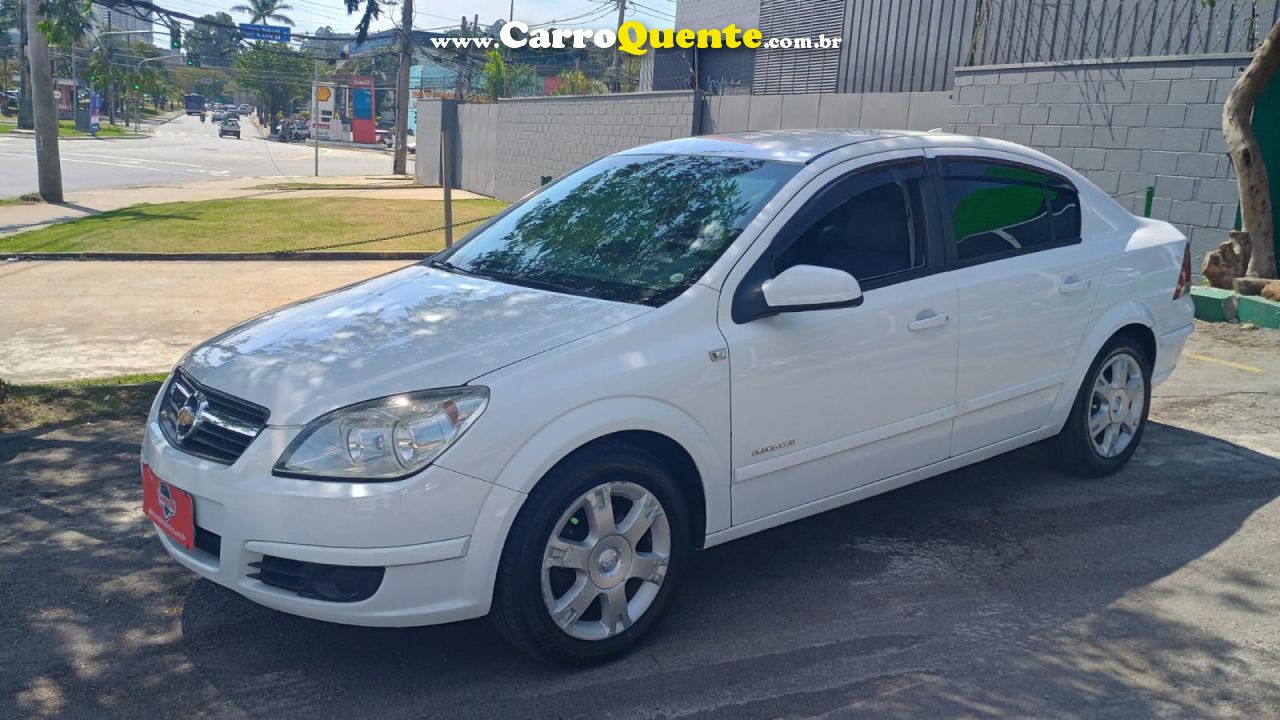 CHEVROLET   VECTRA ELEGAN. 2.0 MPFI 8V FLEXPOWER AUT   BRANCO 2009 2.0 FLEX - Loja
