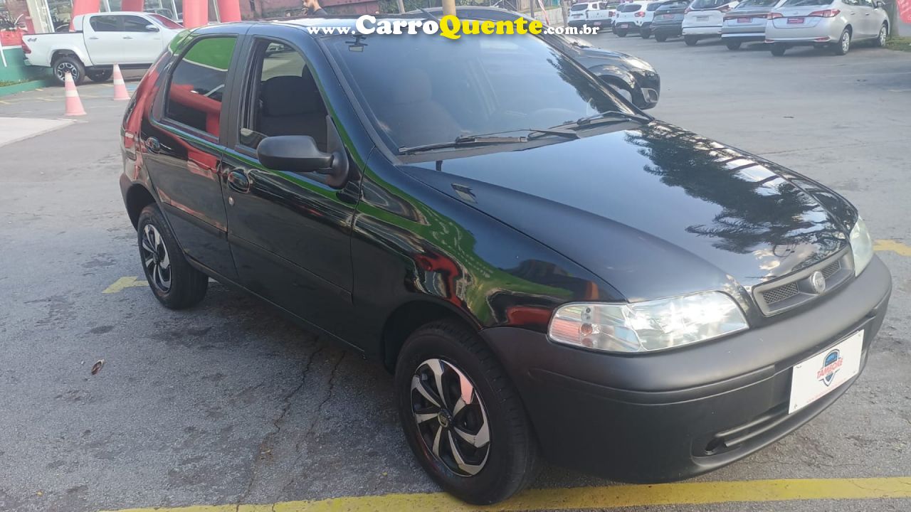 FIAT   PALIO EX CENTURY 1.0 MPI FIRE 16V 4P   PRETO 2003 1.0 GASOLINA - Loja