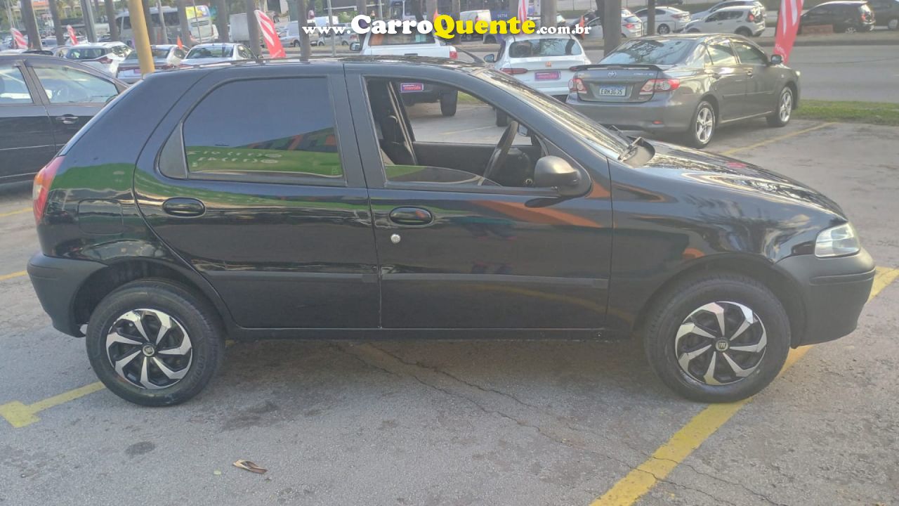 FIAT   PALIO EX CENTURY 1.0 MPI FIRE 16V 4P   PRETO 2003 1.0 GASOLINA - Loja