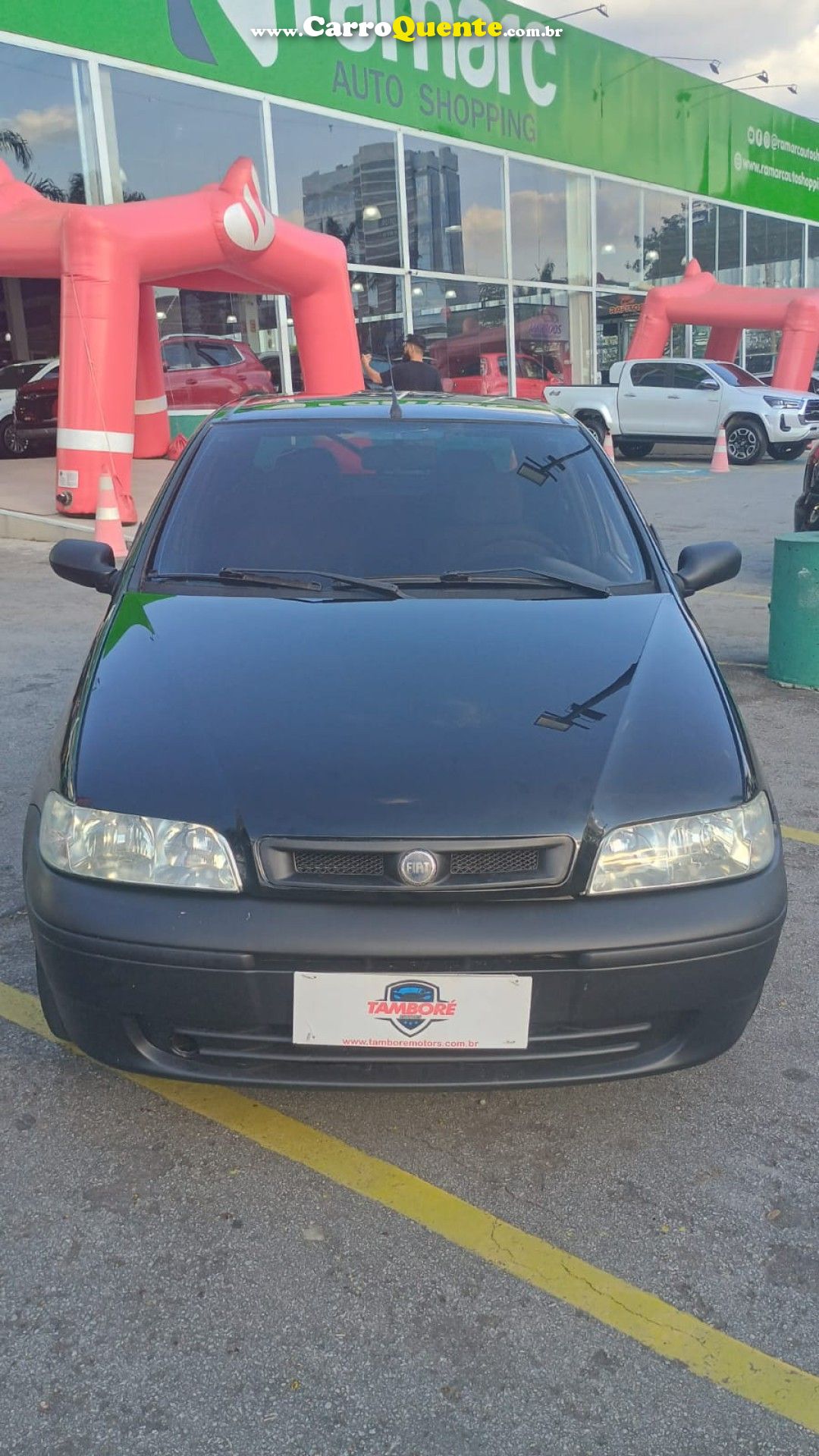 FIAT   PALIO EX CENTURY 1.0 MPI FIRE 16V 4P   PRETO 2003 1.0 GASOLINA - Loja