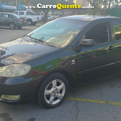 TOYOTA   COROLLA XEI 1.81.8 FLEX 16V AUT.   PRETO 2006 1.8 FLEX