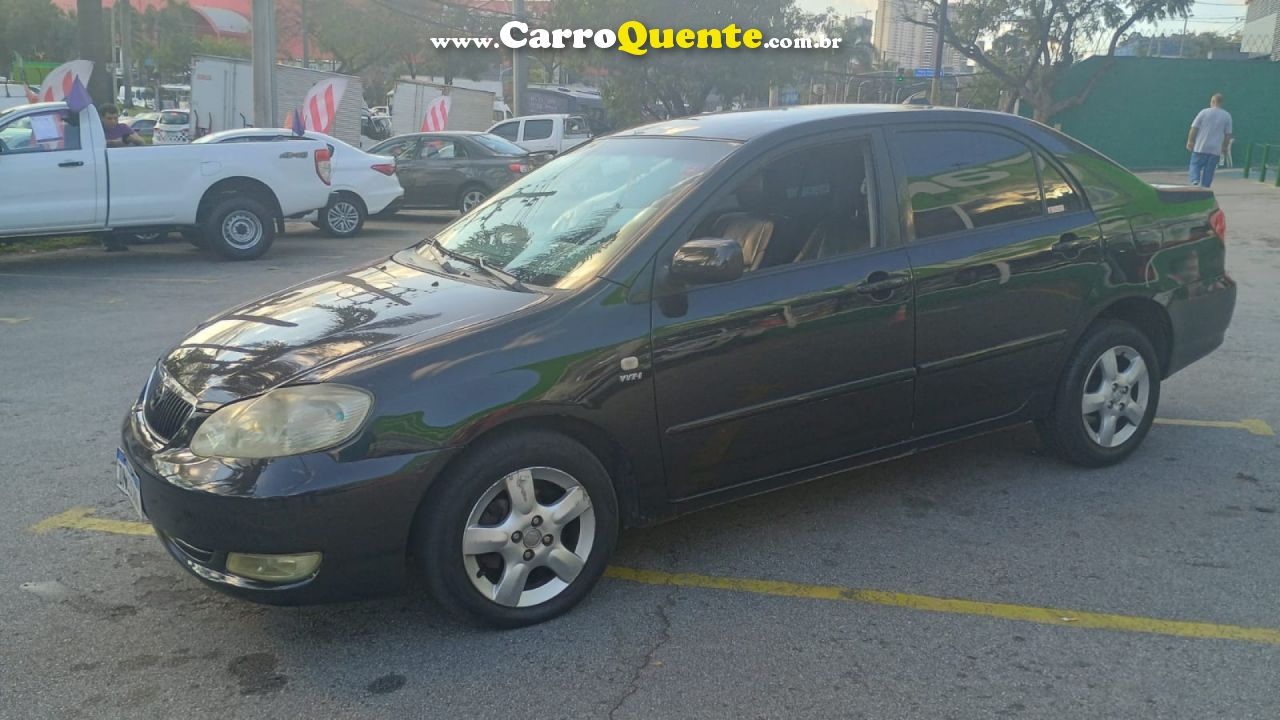 TOYOTA   COROLLA XEI 1.81.8 FLEX 16V AUT.   PRETO 2006 1.8 FLEX - Loja