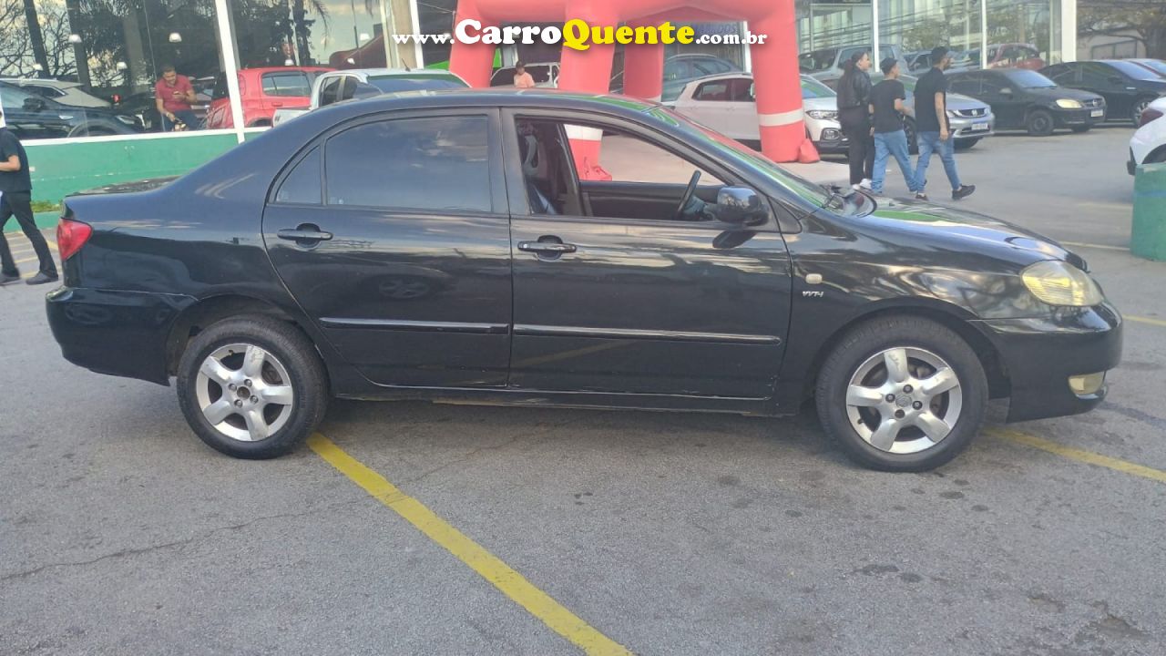 TOYOTA   COROLLA XEI 1.81.8 FLEX 16V AUT.   PRETO 2006 1.8 FLEX - Loja