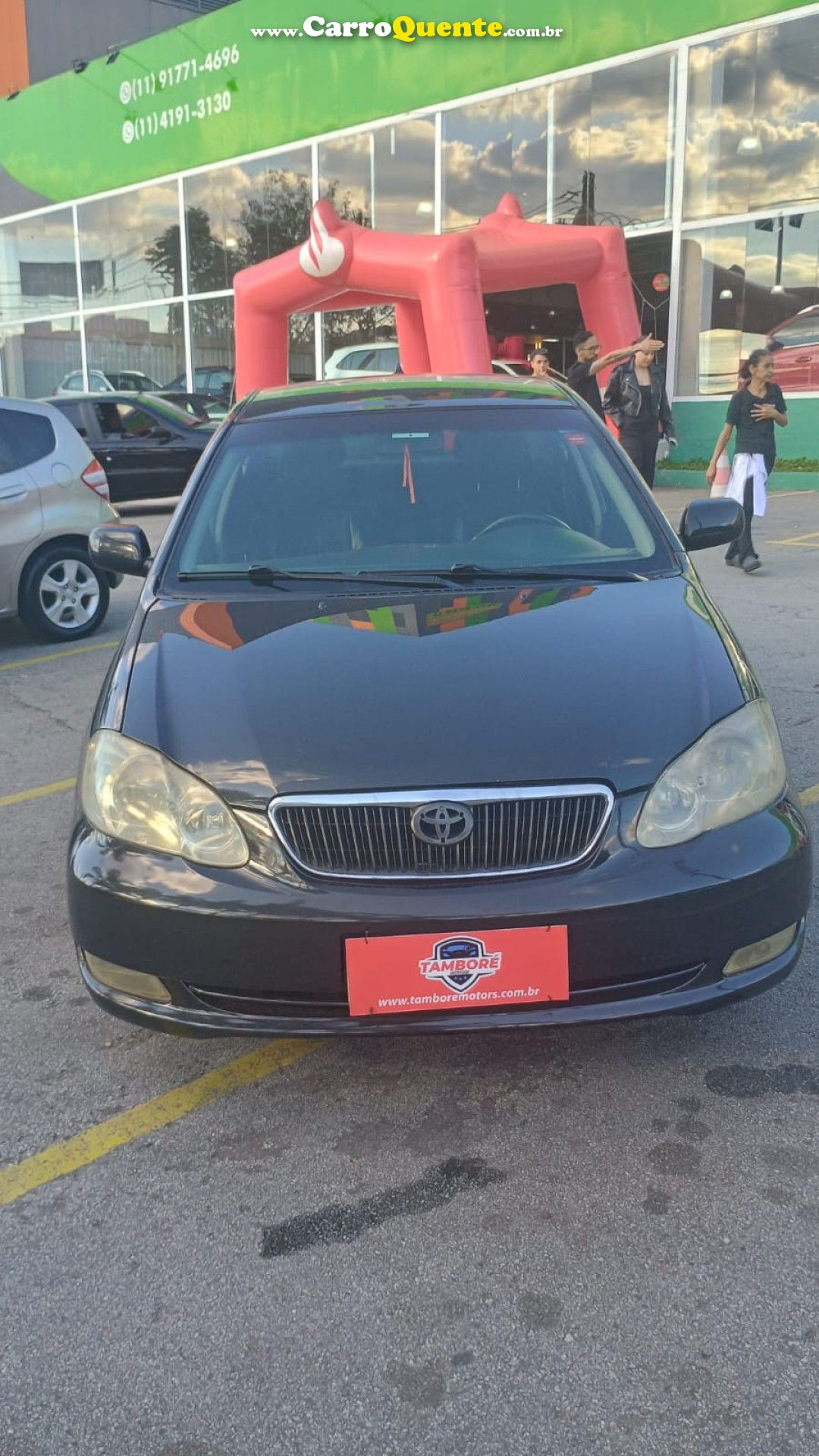 TOYOTA   COROLLA XEI 1.81.8 FLEX 16V AUT.   PRETO 2006 1.8 FLEX - Loja