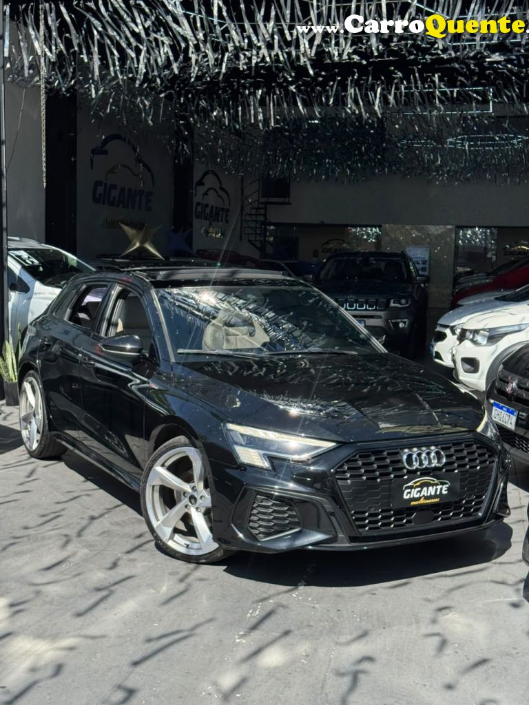 AUDI   A3 SPORTB. S-LINE 2.0 TFSI S-TRON.(HÍB.)   PRETO 2022 2.0 GASOLINA - Loja