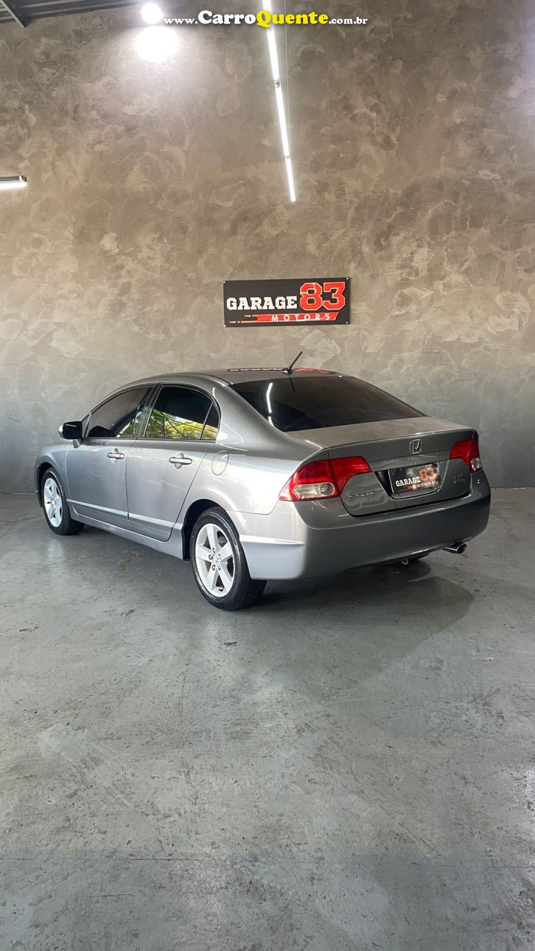 HONDA   CIVIC SEDAN LXS 1.81.8 FLEX 16V AUT. 4P   CINZA 2007 1.8 FLEX - Loja