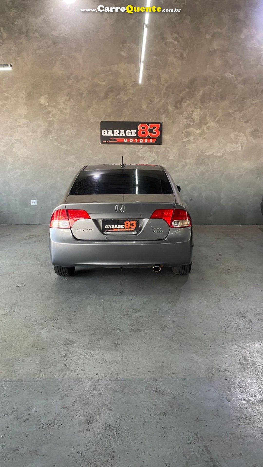 HONDA   CIVIC SEDAN LXS 1.81.8 FLEX 16V AUT. 4P   CINZA 2007 1.8 FLEX - Loja