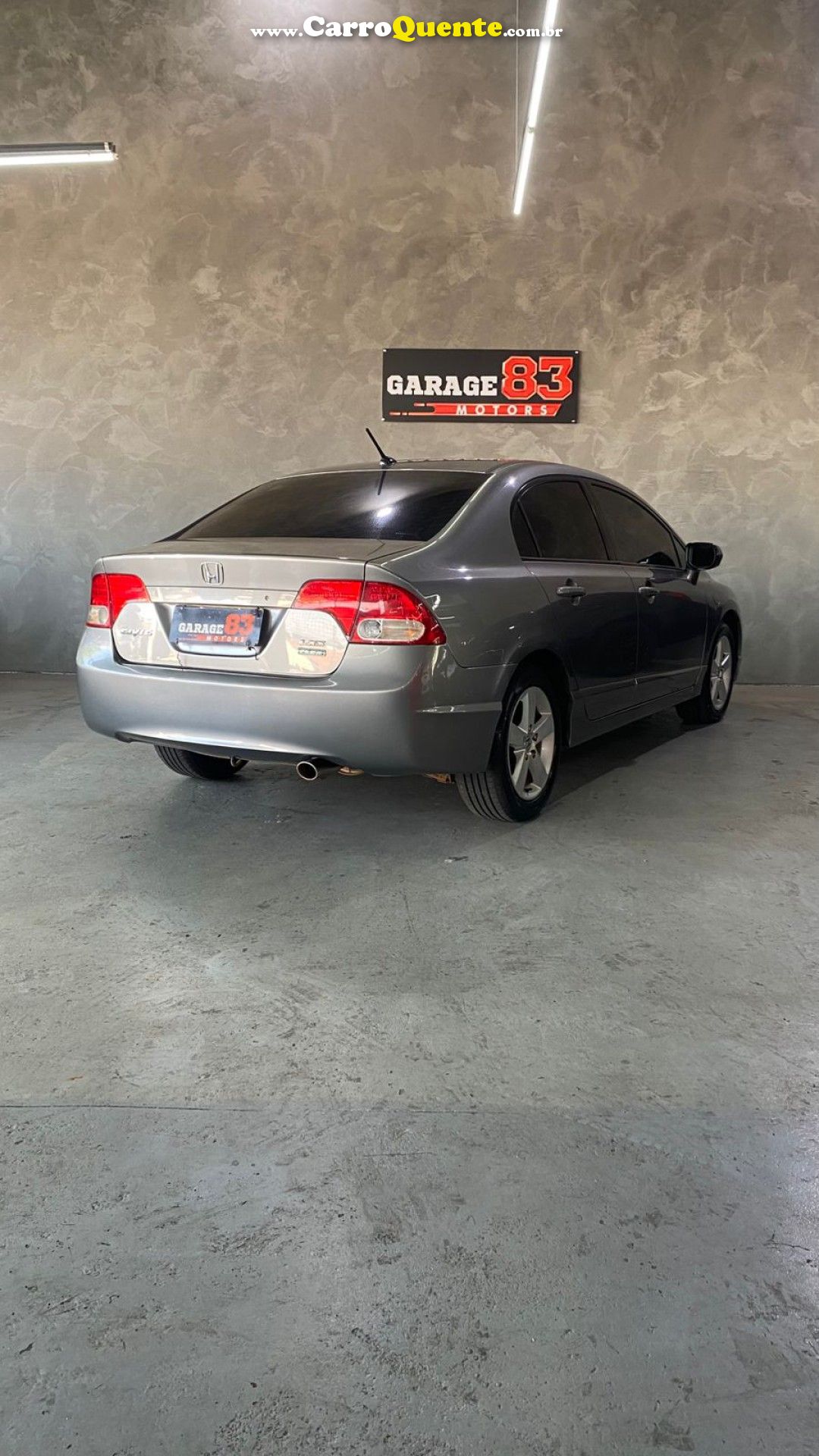 HONDA   CIVIC SEDAN LXS 1.81.8 FLEX 16V AUT. 4P   CINZA 2007 1.8 FLEX - Loja
