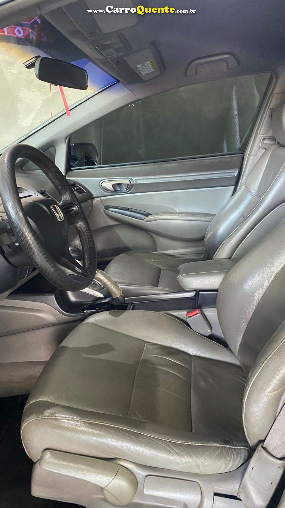 HONDA   CIVIC SEDAN LXS 1.81.8 FLEX 16V AUT. 4P   CINZA 2007 1.8 FLEX - Loja