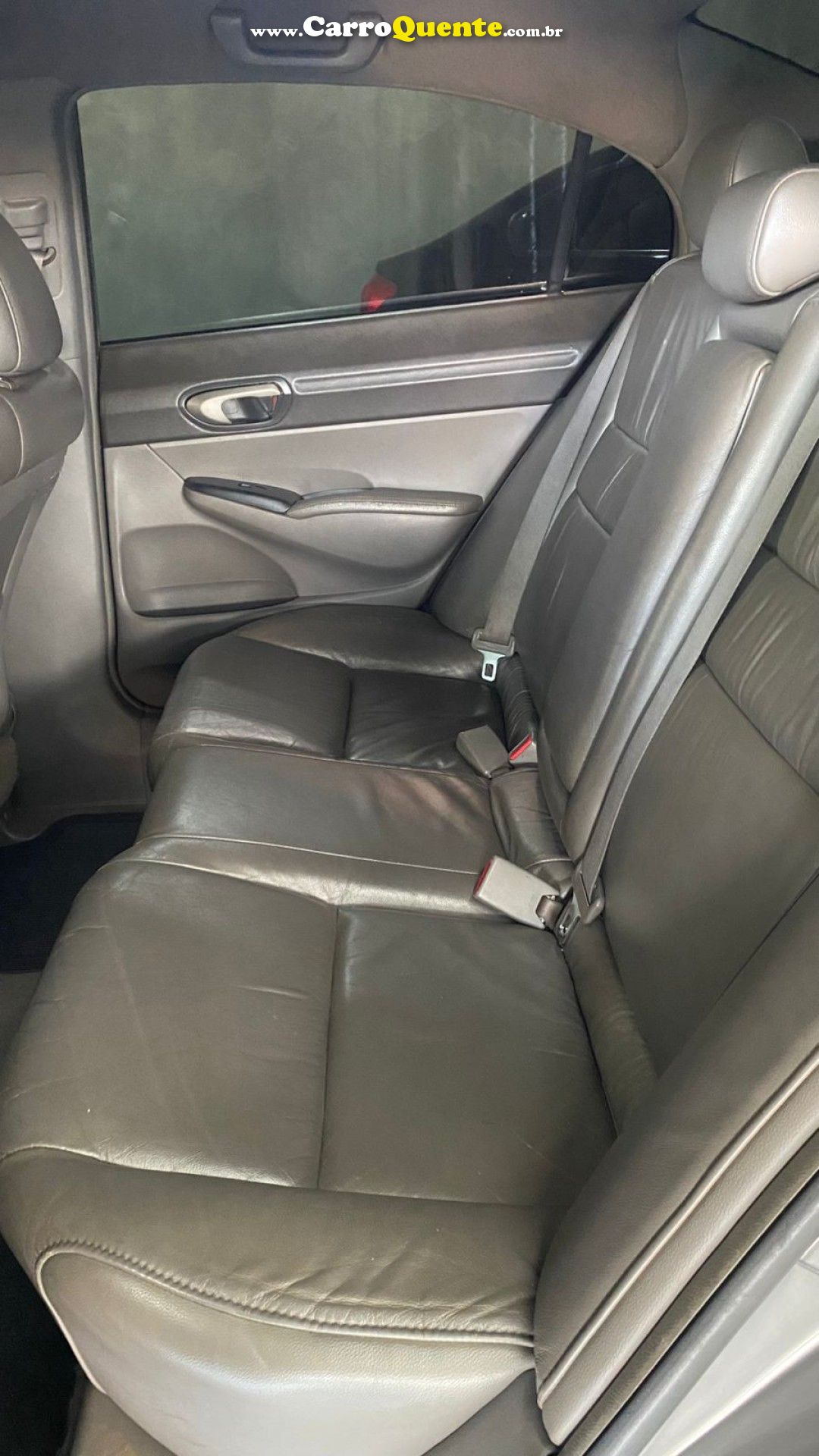 HONDA   CIVIC SEDAN LXS 1.81.8 FLEX 16V AUT. 4P   CINZA 2007 1.8 FLEX - Loja