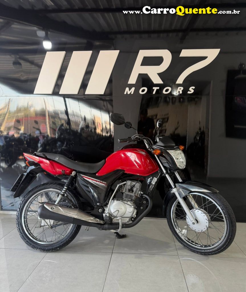 HONDA   CG 125 FAN  FAN KS  125 I FAN   VERMELHO 2017 125 GASOLINA - Loja