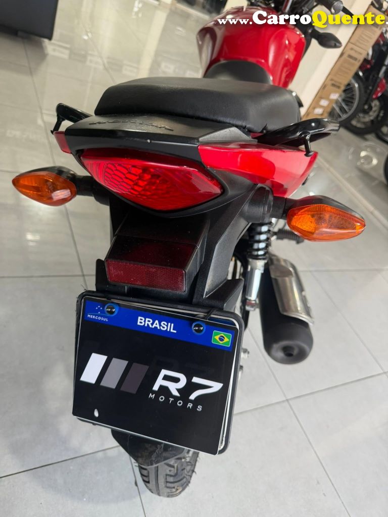 HONDA   CG 125 FAN  FAN KS  125 I FAN   VERMELHO 2017 125 GASOLINA - Loja