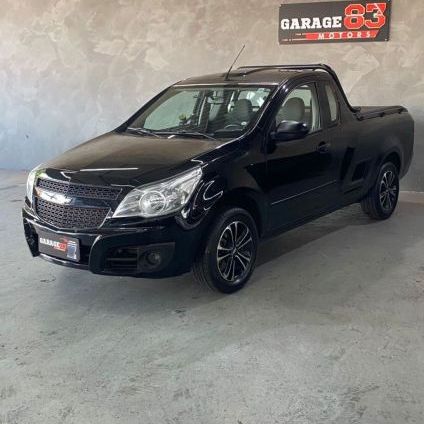 CHEVROLET   MONTANA LS 1.4 ECONOFLEX 8V 2P   PRETO 2012 1.4 FLEX