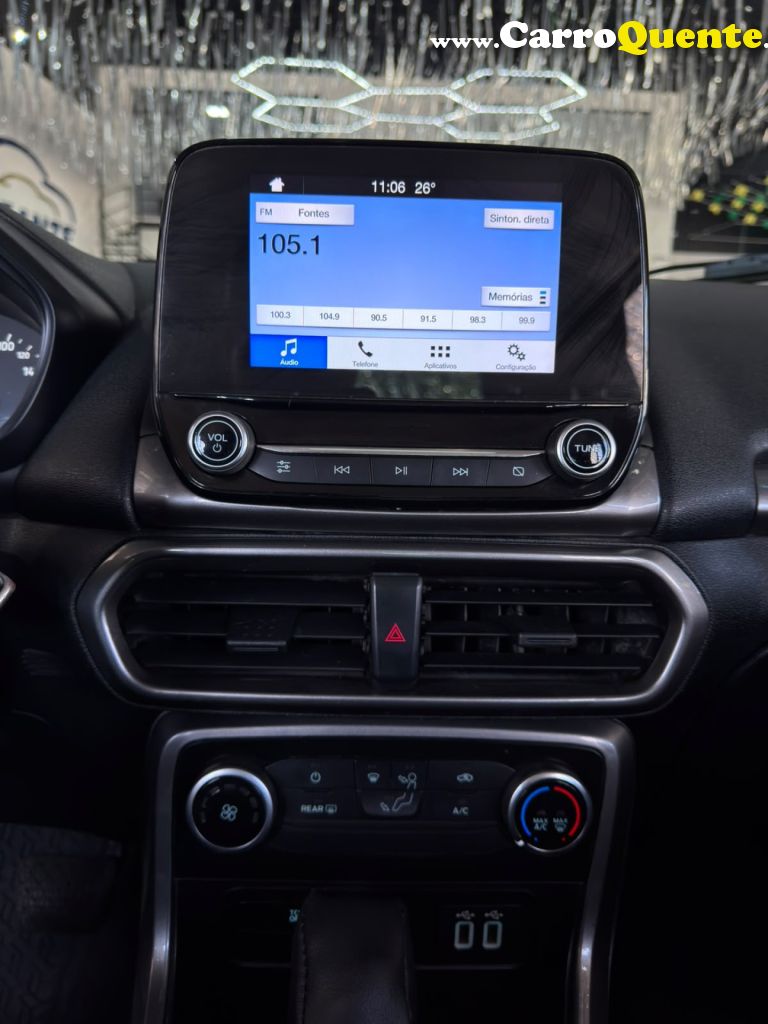 FORD   ECOSPORT SE 2.0 16V FLEX 5P AUT.   BRANCO 2019 2.0 FLEX - Loja