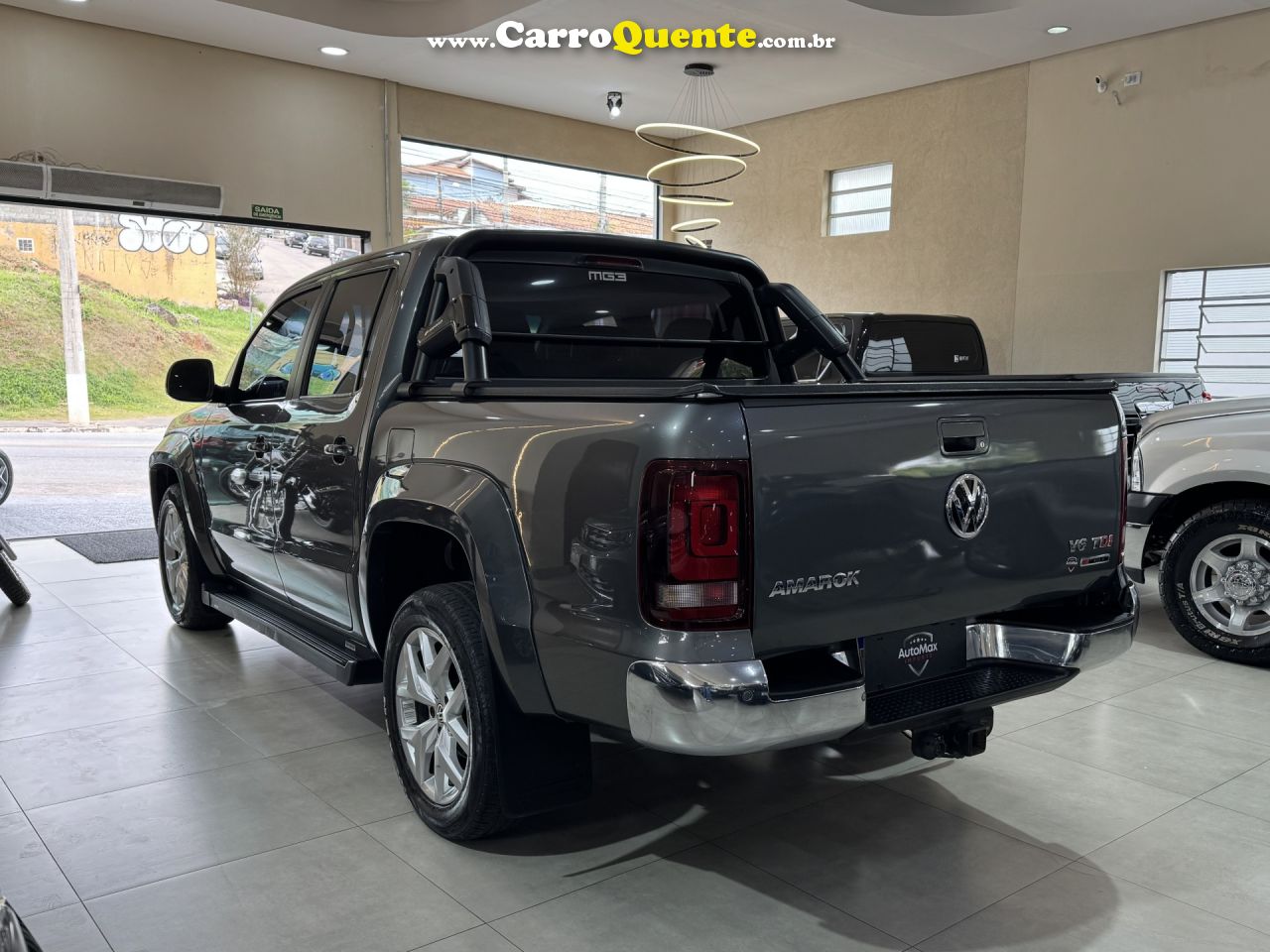 VOLKSWAGEN   AMAROK HIGHLINE CD 3.0 4X4 TB DIES. AUT.   CINZA 2018 3.0 DIESEL - Loja