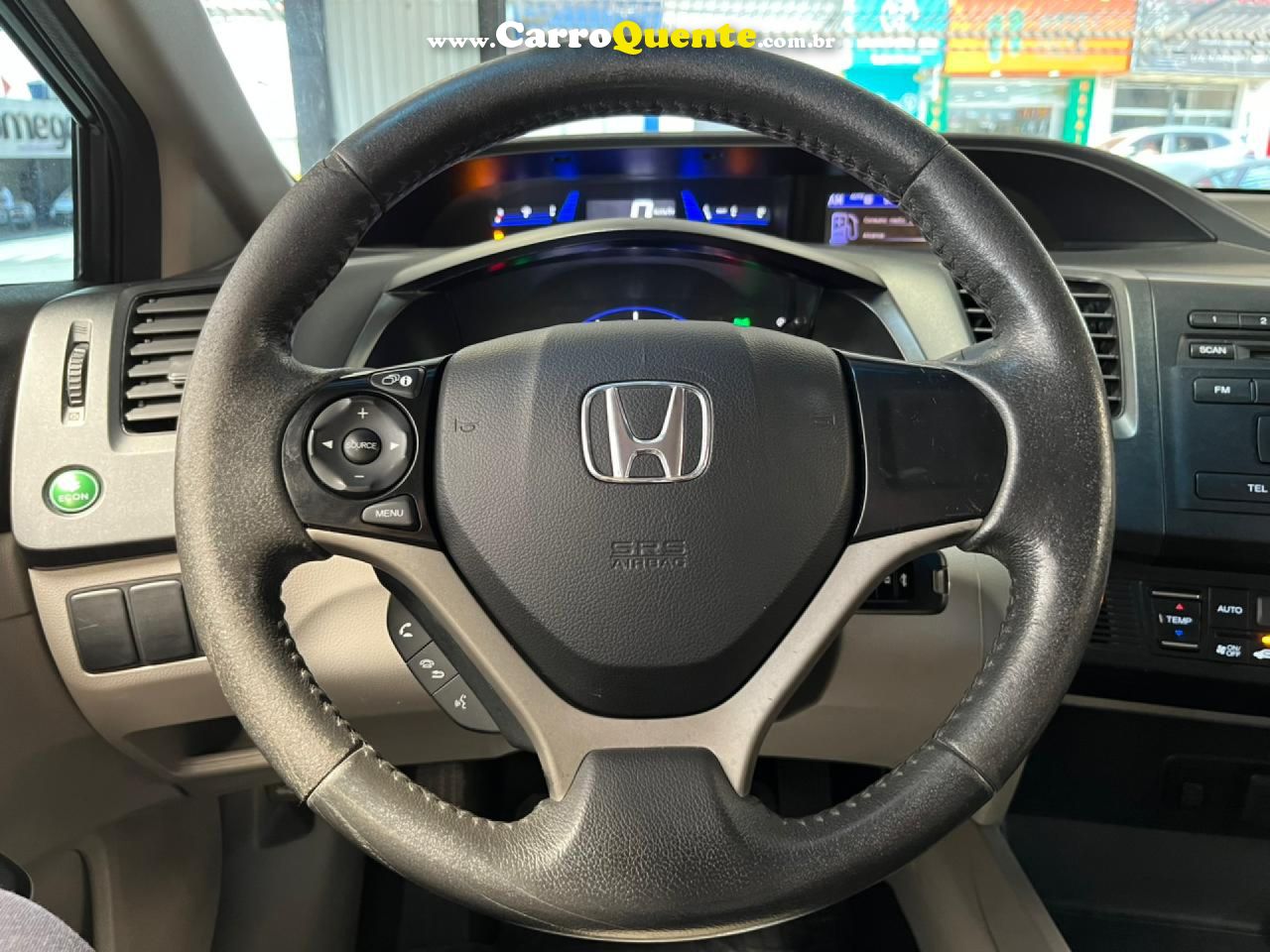 HONDA   CIVIC SEDAN LXS 1.81.8 FLEX 16V AUT. 4P   CINZA 2015 1.8 FLEX - Loja
