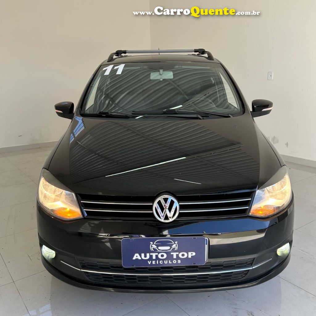 VOLKSWAGEN   SPACEFOX 1.6 1.6 TREND TOTAL FLEX 8V 5P   PRETO 2011 1.6 FLEX - Loja