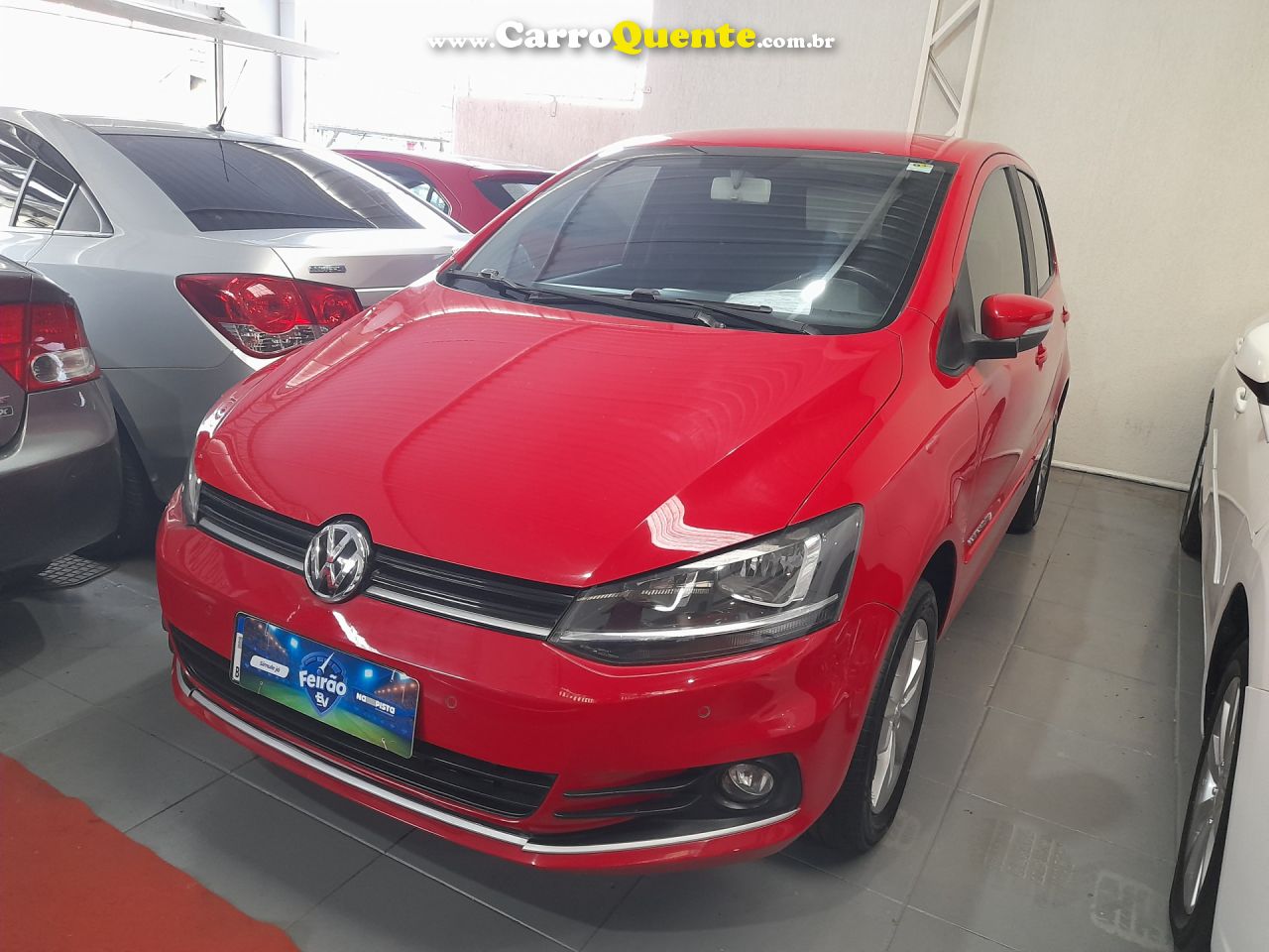 VOLKSWAGEN   FOX COMFORTLINE 1.6 FLEX 8V 5P   VERMELHO 2018 1.6 FLEX - Loja
