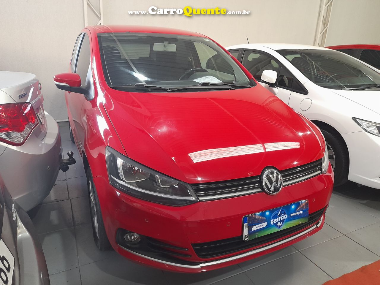 VOLKSWAGEN   FOX COMFORTLINE 1.6 FLEX 8V 5P   VERMELHO 2018 1.6 FLEX - Loja