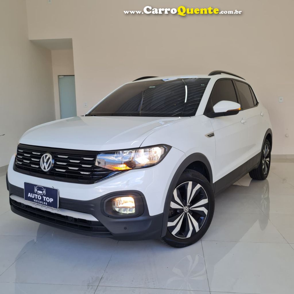 VOLKSWAGEN   T-CROSS COMFORTLINE 1.0 TSI FLEX 5P AUT.   BRANCO 2021 1.0 FLEX - Loja