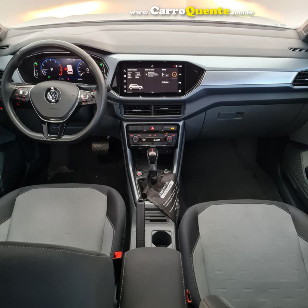 VOLKSWAGEN   T-CROSS COMFORTLINE 1.0 TSI FLEX 5P AUT.   BRANCO 2021 1.0 FLEX - Loja