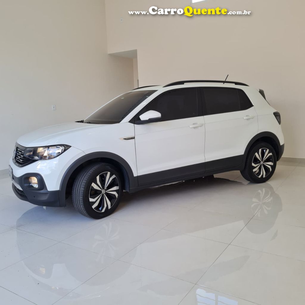 VOLKSWAGEN   T-CROSS COMFORTLINE 1.0 TSI FLEX 5P AUT.   BRANCO 2021 1.0 FLEX - Loja