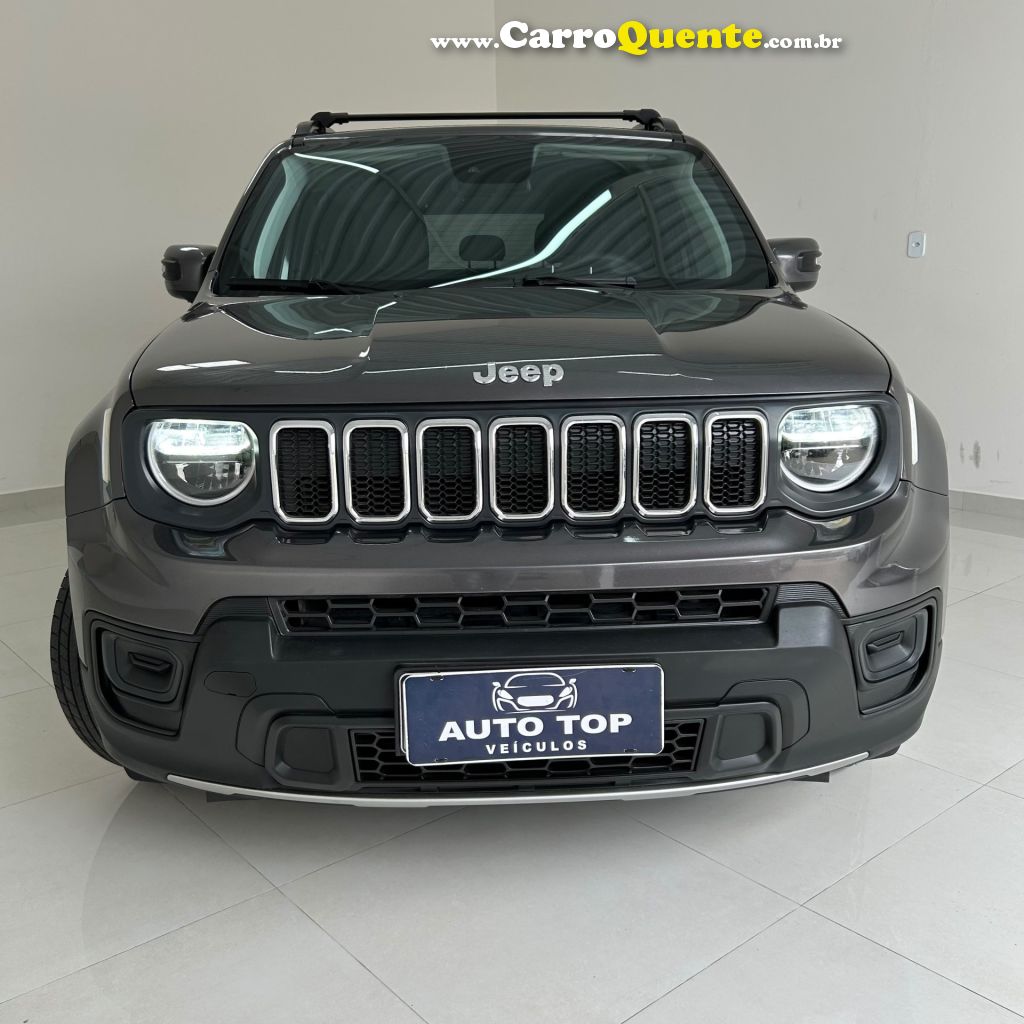 JEEP   RENEGADE LONG. T270 1.3 TB 4X2 FLEX AUT.   CINZA 2023 1.3 FLEX - Loja