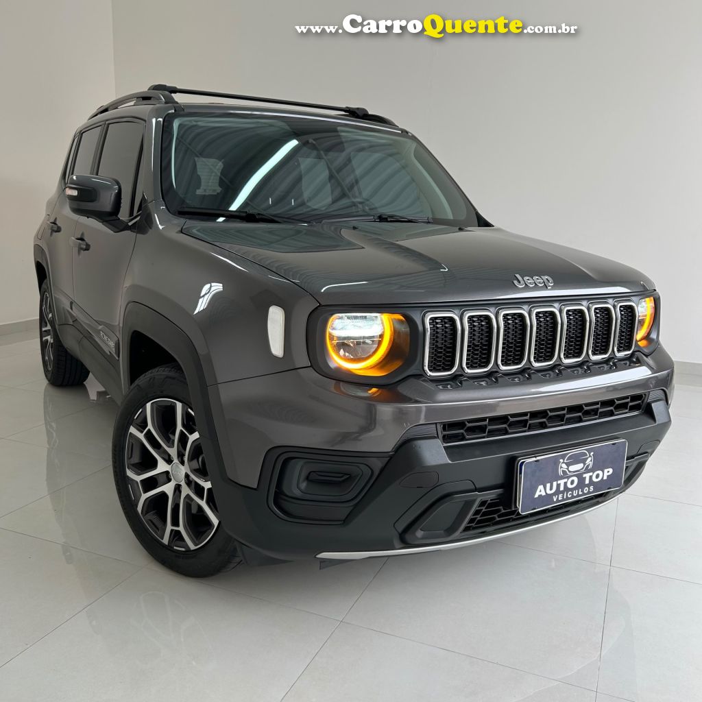 JEEP   RENEGADE LONG. T270 1.3 TB 4X2 FLEX AUT.   CINZA 2023 1.3 FLEX - Loja