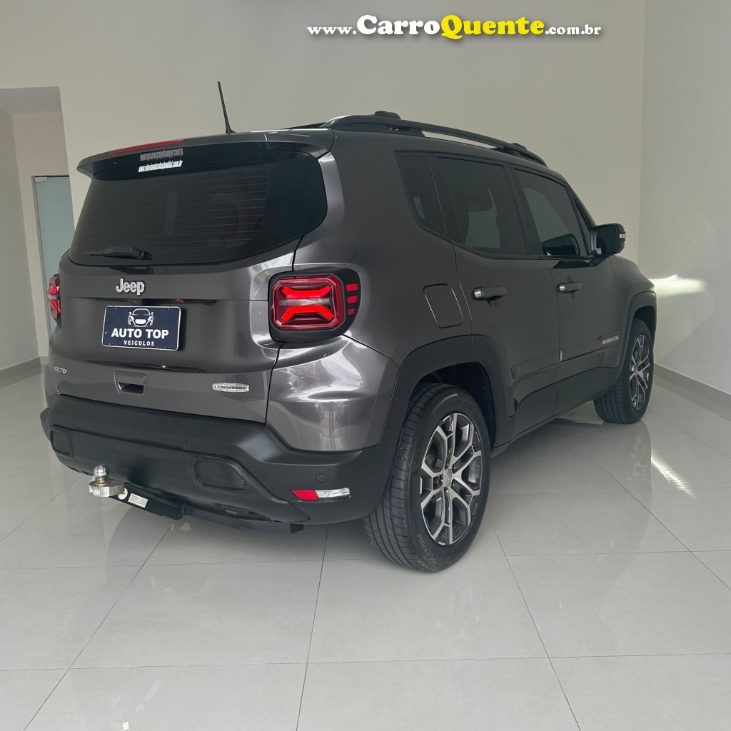 JEEP   RENEGADE LONG. T270 1.3 TB 4X2 FLEX AUT.   CINZA 2023 1.3 FLEX - Loja