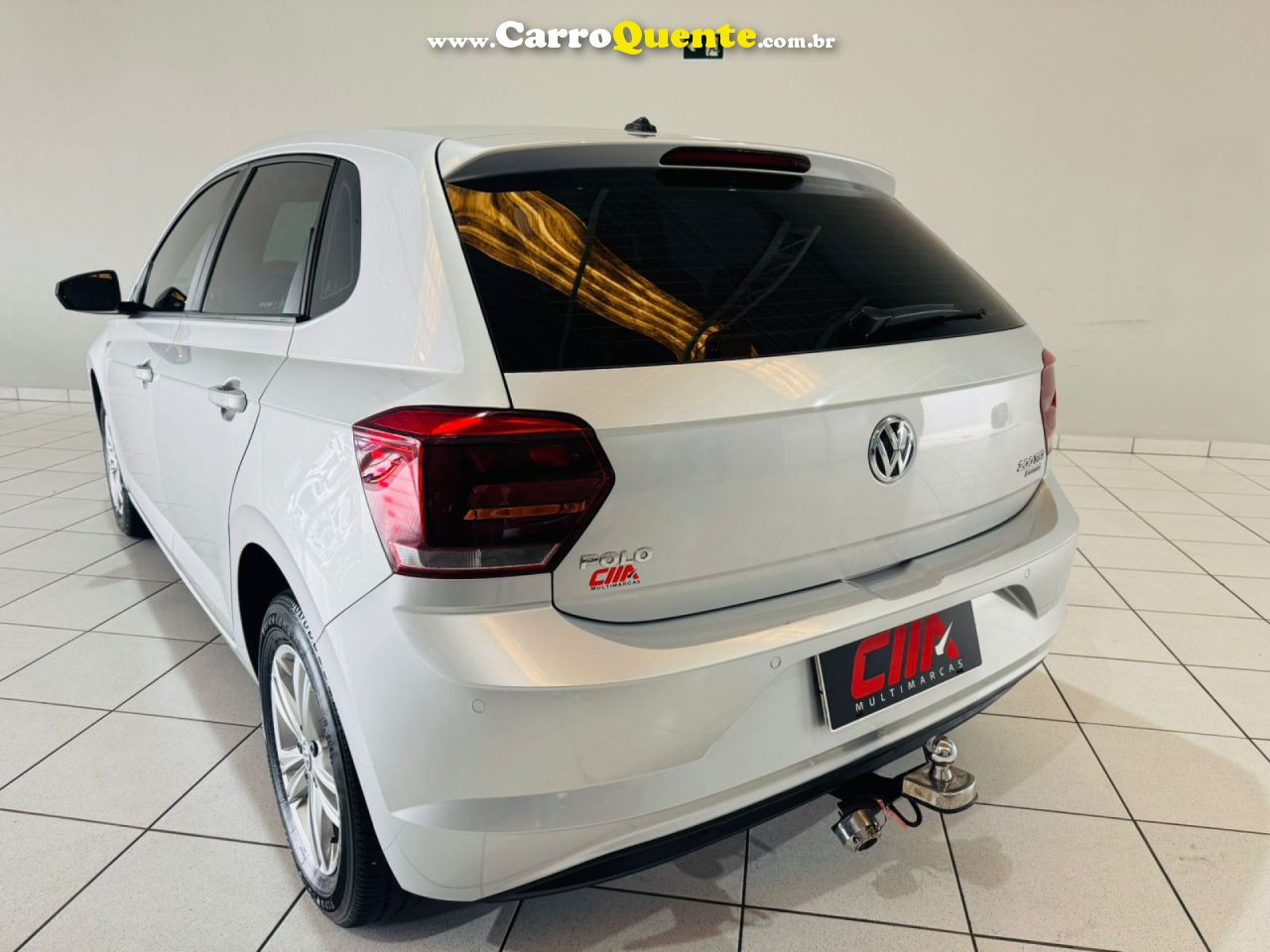 VOLKSWAGEN   POLO COMFORT. 200 TSI 1.0 FLEX 12V AUT.   PRATA 2018 1.0 FLEX - Loja