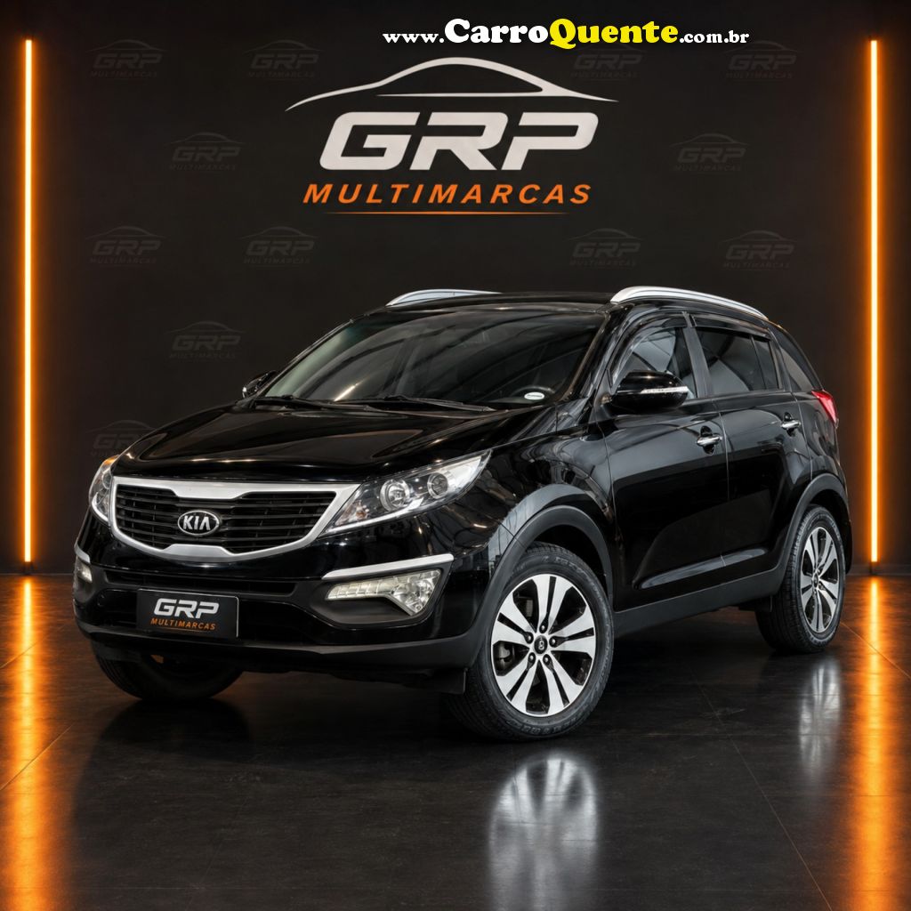 KIA   SPORTAGE LX 2.0 16V 2.0 16V FLEX  AUT.   PRETO 2013 2.0 FLEX - Loja