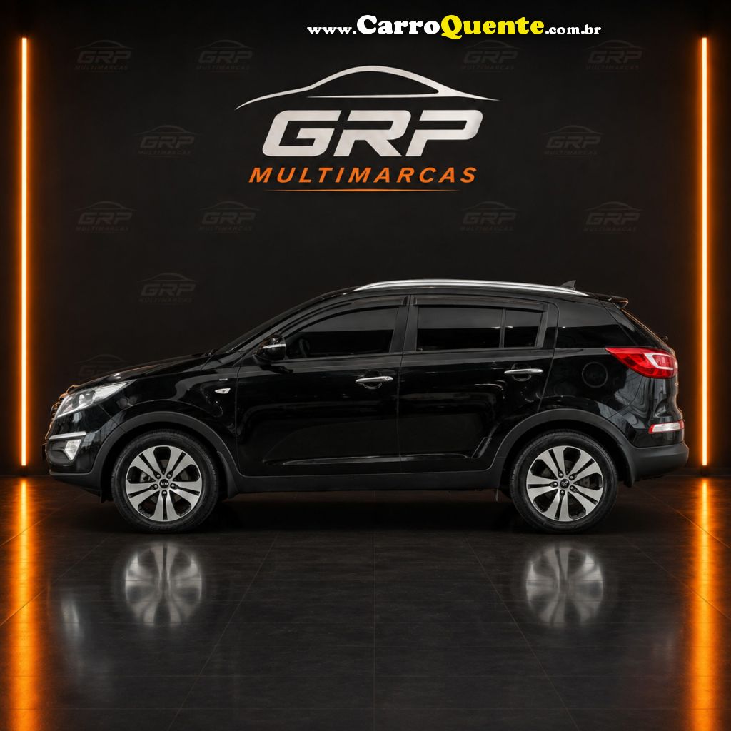 KIA   SPORTAGE LX 2.0 16V 2.0 16V FLEX  AUT.   PRETO 2013 2.0 FLEX - Loja