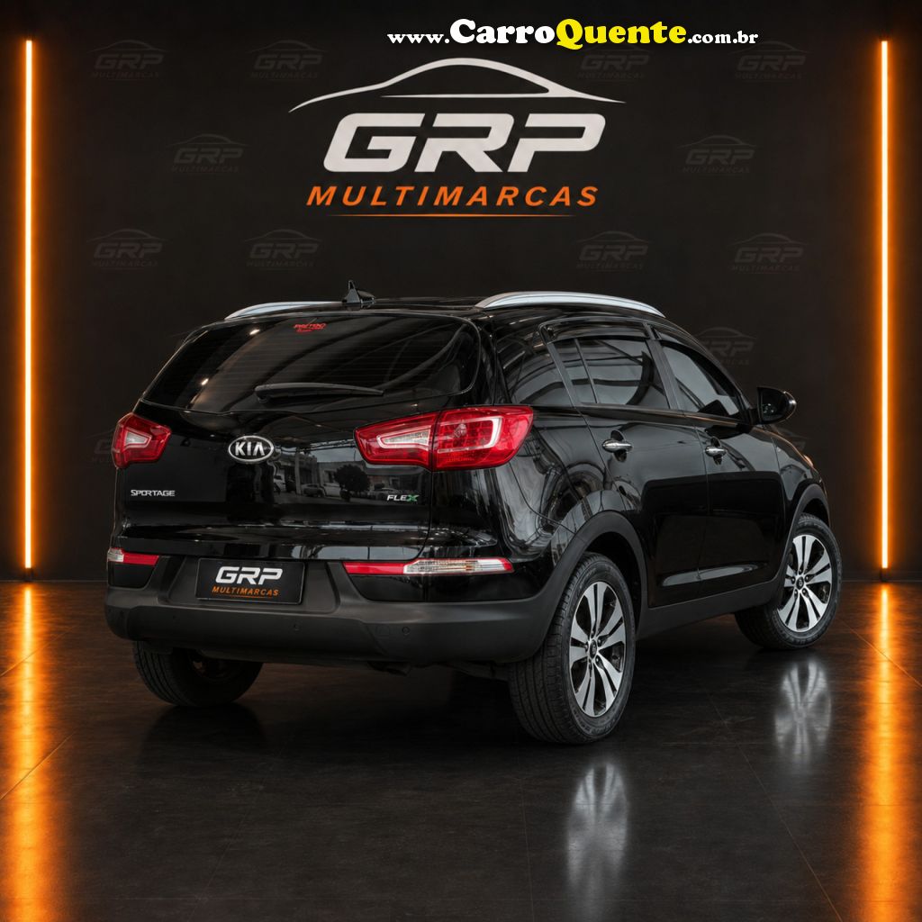 KIA   SPORTAGE LX 2.0 16V 2.0 16V FLEX  AUT.   PRETO 2013 2.0 FLEX - Loja