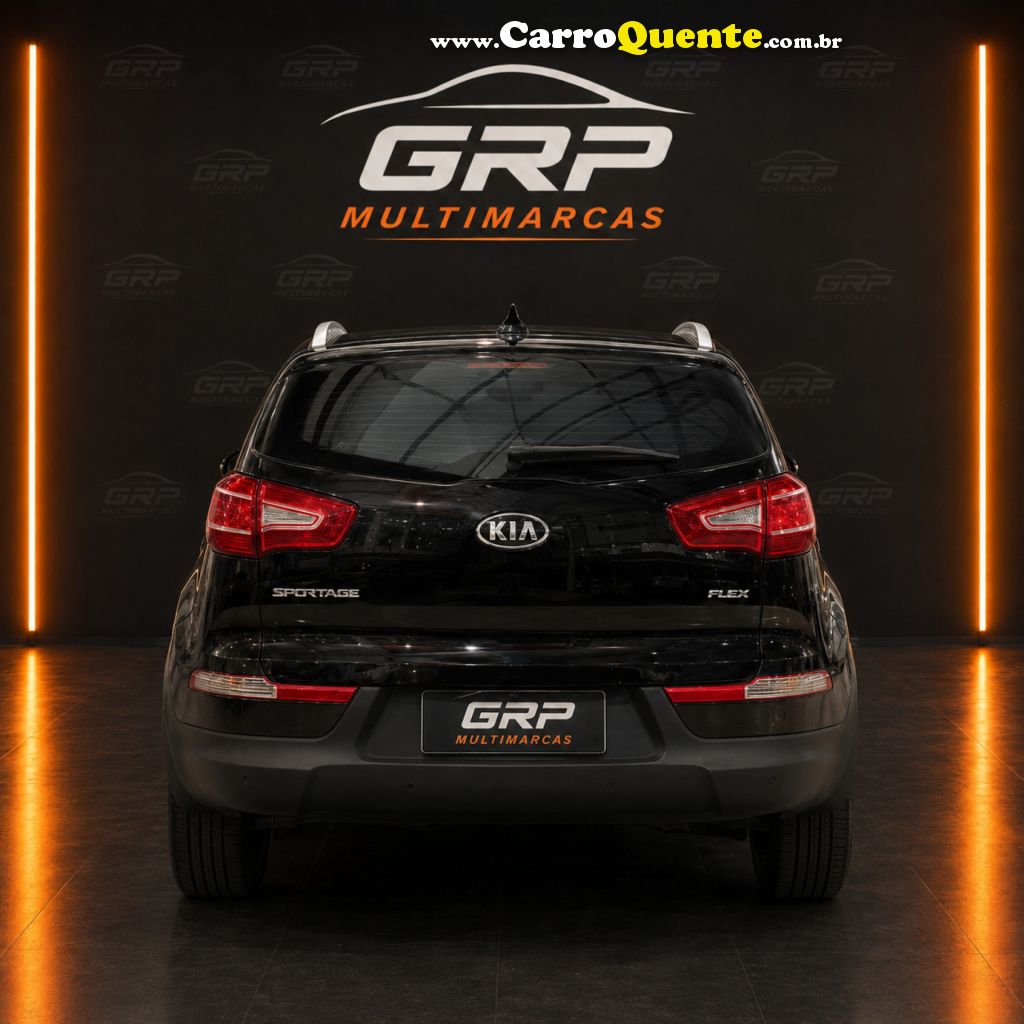 KIA   SPORTAGE LX 2.0 16V 2.0 16V FLEX  AUT.   PRETO 2013 2.0 FLEX - Loja