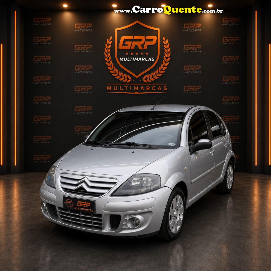 CITROËN   C3 EXCLUSIVE 1.4 FLEX 8V 5P   PRATA 2012 1.4 FLEX - Loja