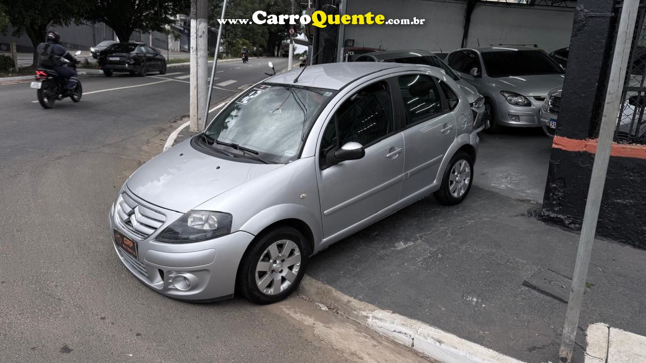 CITROËN   C3 EXCLUSIVE 1.4 FLEX 8V 5P   PRATA 2012 1.4 FLEX - Loja