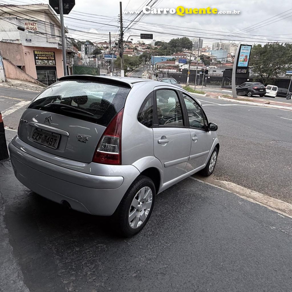 CITROËN   C3 EXCLUSIVE 1.4 FLEX 8V 5P   PRATA 2012 1.4 FLEX - Loja