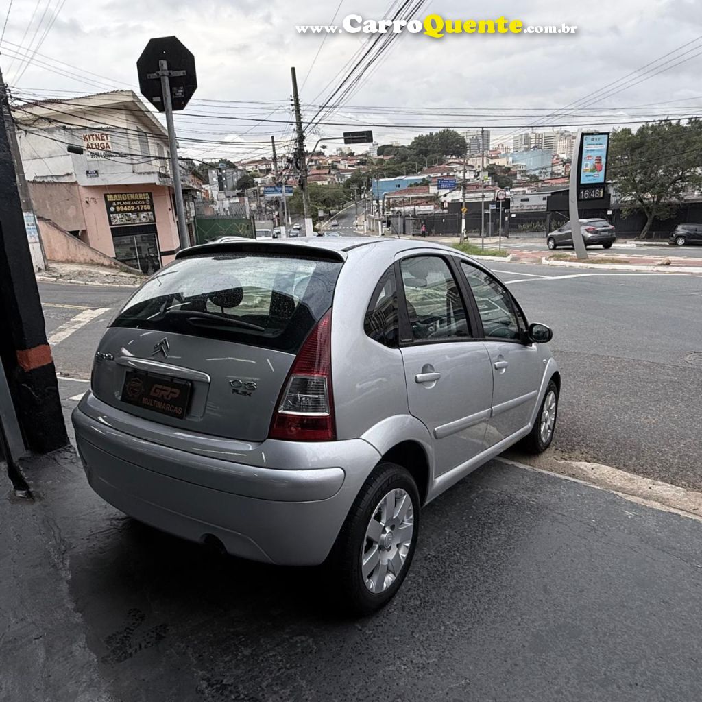 CITROËN   C3 EXCLUSIVE 1.4 FLEX 8V 5P   PRATA 2012 1.4 FLEX - Loja