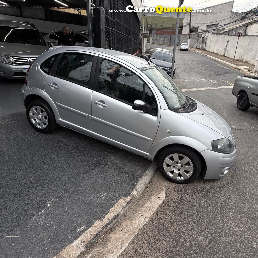 CITROËN   C3 EXCLUSIVE 1.4 FLEX 8V 5P   PRATA 2012 1.4 FLEX - Loja