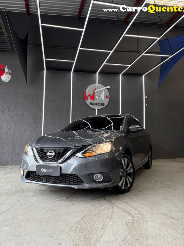 NISSAN   INISSAN SENTRA 20SV CVT   CINZA 2018 2.0 FLEX - Loja