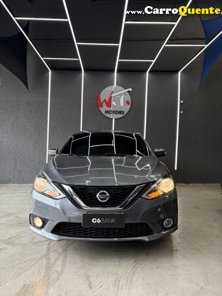 NISSAN   INISSAN SENTRA 20SV CVT   CINZA 2018 2.0 FLEX - Loja