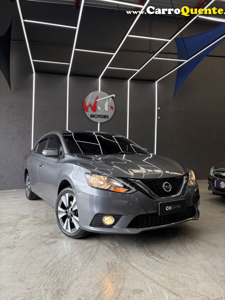NISSAN   INISSAN SENTRA 20SV CVT   CINZA 2018 2.0 FLEX - Loja