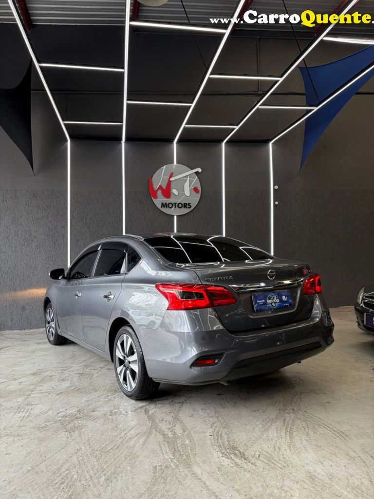 NISSAN   INISSAN SENTRA 20SV CVT   CINZA 2018 2.0 FLEX - Loja